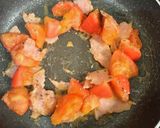 トマト好きにおすすめ♡トマトと卵丼作り方3写真
