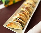 筍を餃子の皮で挟み焼き作り方1写真