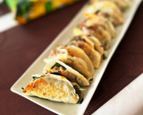 筍を餃子の皮で挟み焼き作り方1写真