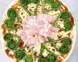 こごみのハートピザ作り方5写真