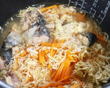 鯖缶で♪さばと切り干し大根の炊き込みご飯作り方3写真