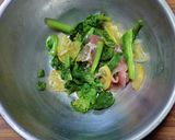 ヨウサマの減塩菜の花のレモンドレお浸し作り方3写真