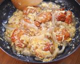とろとろ卵と玉葱のあんかけ唐揚げ作り方7写真