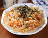 とろとろ卵と玉葱のあんかけ唐揚げ作り方8写真