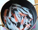 レタスの外葉のカニカマふんわりあんかけ♪作り方4写真