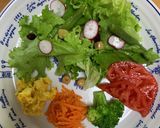 彩り野菜のわくわくサラダプレート作り方14写真