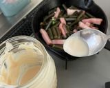 わらびのガーリックオリーブオイル炒め作り方3写真