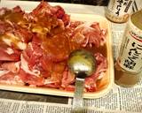 ドレッシング下味ひとくち豚コマ肉トンカツ作り方1写真