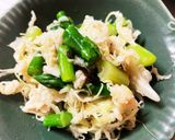 千切りキャベツの帆立と塩昆布のナムル風作り方3写真
