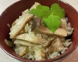 松茸ご飯風 松茸のお吸い物でエリンギご飯作り方5写真