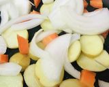 具沢山すぎ●鶏肉＆根菜スペイン風オムレツ作り方1写真