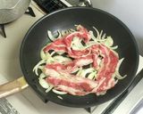 簡単！釜玉すき焼きそうめん作り方4写真