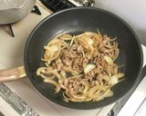 簡単！釜玉すき焼きそうめん作り方6写真