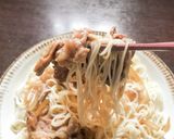 簡単！釜玉すき焼きそうめん作り方12写真