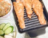 鮭の酒粕青のり風味作り方4写真