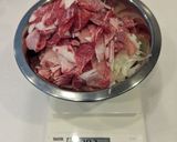 牛肉ときのこのバター醤油パスタ作り方1写真