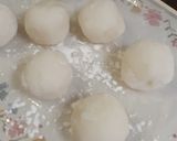 上新粉の和菓子～柏餅風♡作り方4写真