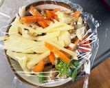 お一人様野菜たっぷりウインナーガパオ風丼作り方11写真