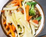 お一人様野菜たっぷりウインナーガパオ風丼作り方12写真