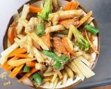 お一人様野菜たっぷりウインナーガパオ風丼作り方14写真