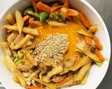 お一人様野菜たっぷりウインナーガパオ風丼作り方21写真