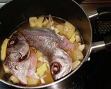 クロムツとキヌサヤの炊き込みご飯作り方3写真