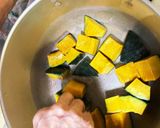 ばぁちゃんの簡単カボチャ煮♡作り方2写真
