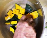 ばぁちゃんの簡単カボチャ煮♡作り方3写真