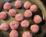 揚げ焼きで簡単 肉だんごの中華あんかけ作り方3写真