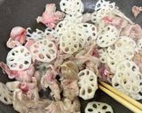 豚肉&蓮根の甘辛煮☆作り方3写真