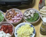 ホットプレートでピザ祭り作り方12写真