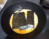 スライスチーズと海苔の卵焼き作り方3写真