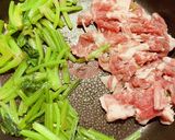 ほうれん草とお豆腐の豚たま♡作り方1写真