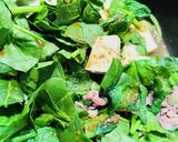ほうれん草とお豆腐の豚たま♡作り方3写真