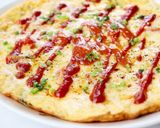 手軽にフワうま【大根葉とネギのオムレツ】作り方8写真