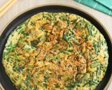 ふわとろ♡長芋と豆腐のニラ焼き作り方7写真