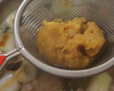 いわしのつみれと焼ねぎの味噌汁作り方7写真