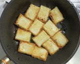 ベーコンと厚揚げと小松菜の醤油バター炒め作り方4写真