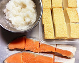 鮭と厚揚げのみぞれ煮。作り方1写真