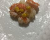 ライスペーパー　えびコーンオイスター味作り方2写真