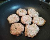 大葉入りつくね☆梅だれ焼き作り方4写真