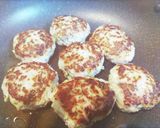 大葉入りつくね☆梅だれ焼き作り方5写真