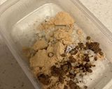 おやつ飯　ハトムギおはぎ　黒糖きな粉作り方2写真