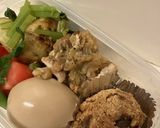 おやつ飯　ハトムギおはぎ　黒糖きな粉作り方4写真