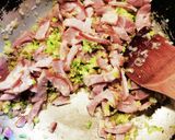 スモークチキン&葱のピリ辛トマトパスタ作り方5写真