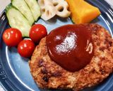 [素手で肉に触れない]ソース旨ハンバーグ作り方14写真