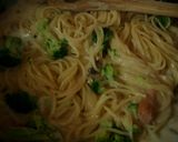 ランチに簡単♪クリームパスタ作り方4写真