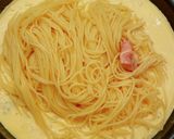 カルボナーラスパゲッティ作り方5写真