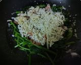 ほうれん草とベーコンのなんちゃってピザ作り方7写真