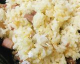 焼き鳥缶活用●やきとり玉子チャーハン作り方2写真